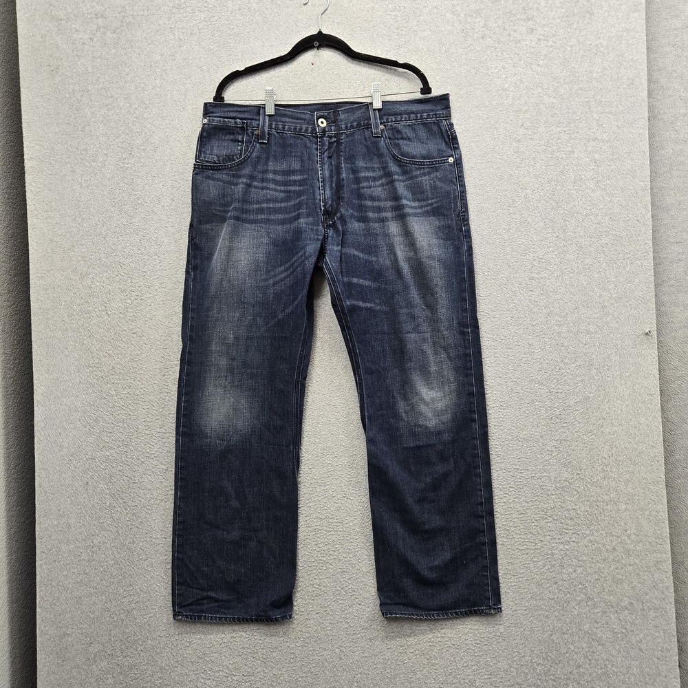 Levi's 514 Men Jeans 36X29‎ Blue Denim Slim Straight 29" Inseam
